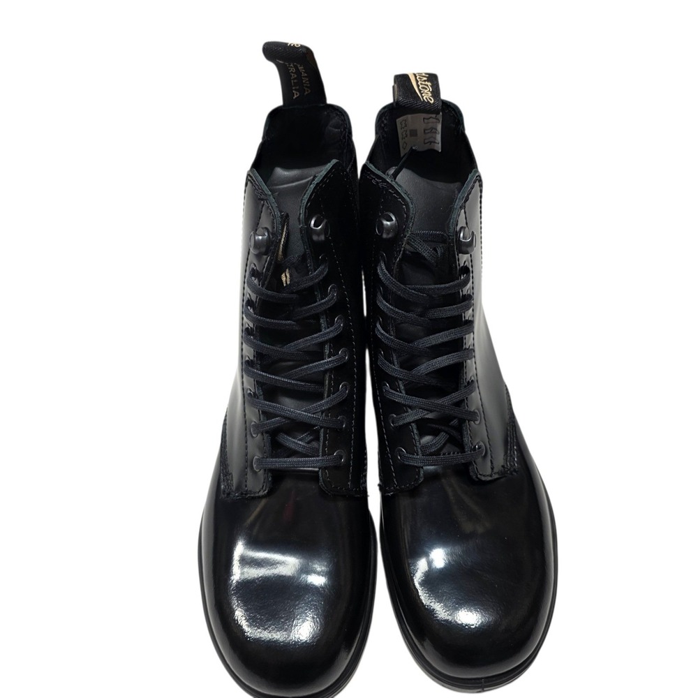 Blundstone 1583 Lace-Up Boots Women 7.5 Black Leather Heritage Series Ankle NEW - Picture 8 of 12